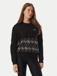 Guess Sweter V6BR16 Z2278 Czarny Regular Fit. Czarne swetry damskie Guess, s, z aplikacjami, z syntetyku, bez kołnierzyka, bez ramiączek, bez kaptura. Za 434.99 zł.