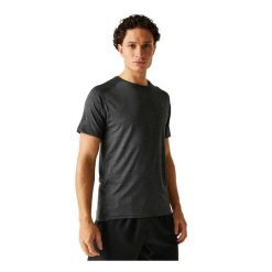 T-shirt Męski Melanżowy Persist. Czarne t-shirty męskie Dare 2b, l, bez wzorów, z elastanu, klasyczne, bez kołnierzyka. Za 105.99 zł.