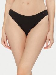 Tommy Hilfiger Komplet 3 par fig brazylijskich UW0UW05968 Czarny. Czarne figi damskie Tommy Hilfiger, m, bez wzorów, z bawełny. Za 89.99 zł.