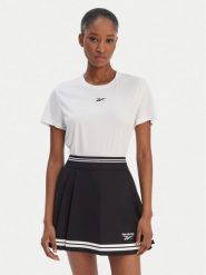 Reebok T-Shirt Essential RK25608CCW Biały Regular Fit. Białe koszulki sportowe damskie Reebok, xl, bez wzorów, z syntetyku, bez kołnierzyka, bez ramiączek, na fitness i siłownię. Za 59.99 zł.