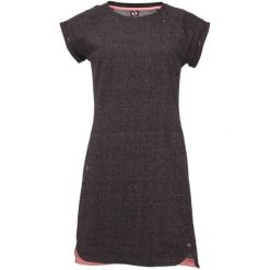 Sukienka damska Loap Eduska czarna, roz. M. Czarne sukienki damskie GLENMUIR, m, bez wzorów, eleganckie, bez kołnierzyka, bez ramiączek, sportowe. Za 183.99 zł.