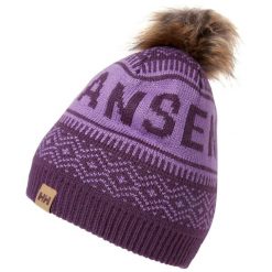 Czapka zimowa unisex Helly Hansen Champow Beanie. Fioletowe czapki i kapelusze damskie Helly Hansen, na zimę, bez wzorów. Za 64.99 zł.