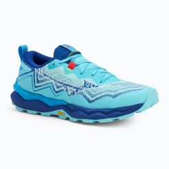 Buty do biegania damskie Mizuno Wave Daichi 9. Białe obuwie sportowe damskie Mizuno, bez wzorów, do biegania, mizuno wave. Za 659.99 zł.