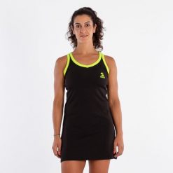 SOFTEE Atenea krótka sukienka bez rękawów. Niebieskie sukienki damskie Softee, na co dzień, na lato, xs, bez wzorów, sportowe, bez kołnierzyka, bez ramiączek, mini, sportowe. Za 213.99 zł.