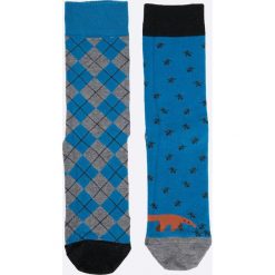 Medicine - Skarpety City Rhythmes (2-pack). Szare skarpety męskie MEDICINE, z bawełny. W wyprzedaży za 23.90 zł.