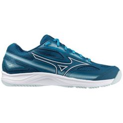 Buty do tenisa Mizuno Break Shot 4 AC. Niebieskie buty sportowe męskie Mizuno, bez zapięcia, tenisowe. Za 269.99 zł.