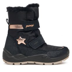 Śniegowce Primigi. Czarne śniegowce dziewczęce Primigi, z gore-texu, bez zapięcia. Za 419.99 zł.