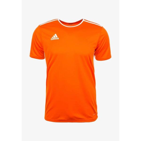 Jersey adidas Entrada 18. Białe koszulki sportowe męskie Adidas, m, bez wzorów, z jersey, bez kołnierzyka, bez ramiączek, do piłki nożnej. Za 39.00 zł.