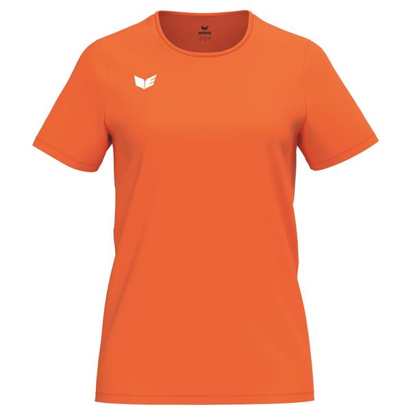 Koszulka Erima Intro Function Pomarańczowa. Brązowe koszulki sportowe damskie Erima, m, bez wzorów, z materiału, bez kołnierzyka, bez ramiączek, na fitness i siłownię. Za 87.50 zł.