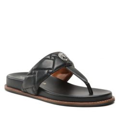 Japonki Kurt Geiger. Czarne klapki damskie Kurt Geiger, bez wzorów, bez obcasa. Za 509.99 zł.