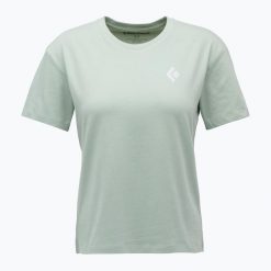 Koszulka damska Black Diamond Heritage Badge SS Tee. Zielone koszulki sportowe damskie Black Diamond, bez wzorów, sportowe, bez kołnierzyka. Za 129.99 zł.
