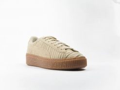 BUTY DAMSKIE SPORTOWE Puma Basket Platform OW W 002 (35.5). Brązowe obuwie sportowe damskie Puma, bez wzorów, do biegania. Za 529.00 zł.