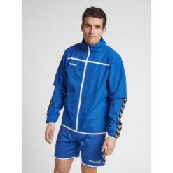 Kurtka Hummel hmlAUTHENTIC Training. Niebieskie kurtki sportowe męskie Hummel, xl, bez wzorów, do piłki ręcznej. W wyprzedaży za 198.00 zł.