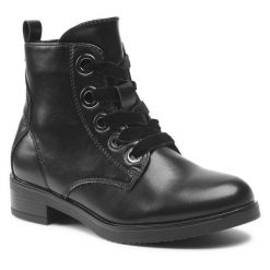 Trzewiki Clara Barson. Czarne botki damskie Clara Barson, bez obcasa, na płaskiej podeszwie, bez zapięcia. Za 83.98 zł.