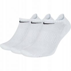 Skarpety Nike U Cush NS 3Pack sporotwe. Białe skarpety damskie Nike, bez wzorów. Za 92.94 zł.