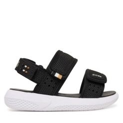 Sandały BOSS. Czarne sandały chłopięce Boss, bez zapięcia. Za 303.99 zł.