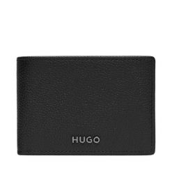 Portfel HUGO. Czarne portfele męskie Hugo, bez wzorów. Za 449.99 zł.