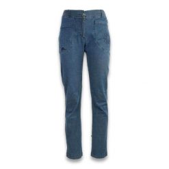 Spodnie Ande Yosemite Lady Damskie. Niebieskie spodnie sportowe damskie ANDE, l, bez wzorów, z denimu, wspinaczkowe. Za 285.99 zł.