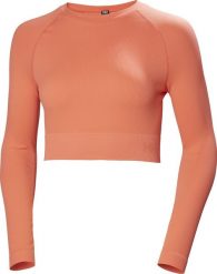 Helly Hansen Helly Hansen damska koszulka W ALLURE SEAMLESS CROP LS TOP 53939 284 L. T-shirty damskie Helly Hansen, l, bez wzorów, bez kołnierzyka. Za 319.99 zł.