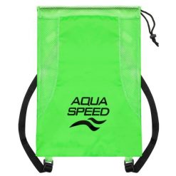 Worek na sprzęt plecak Aqua Speed Mesh Backpack. Czarne plecaki damskie Aqua-Speed, bez wzorów, z meshu. Za 39.99 zł.