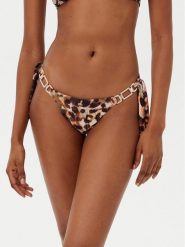 Guess Dół od bikini E5GO04 KCRJ2 Brązowy. Brązowe bikini damskie Guess, xs, z aplikacjami. Za 159.99 zł.