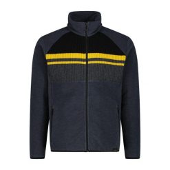 Polarowy sweter z zamkiem CMP. Brązowe kardigany męskie CMP, m, bez wzorów, z polaru. Za 435.50 zł.