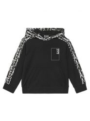 EA7 Emporio Armani Bluza 7B000075 AF10380 UC001 Czarny Relaxed Fit. Czarne bluzy dla chłopców EA7 Emporio Armani, bez wzorów, z bawełny, bez ramiączek, bez kaptura. Za 209.99 zł.