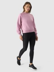 4F Legginsy dzianinowe damskie - czarne XS. Czarne legginsy damskie 4f, s, bez wzorów, z dzianiny, z podwyższonym stanem. W wyprzedaży za 79.99 zł.