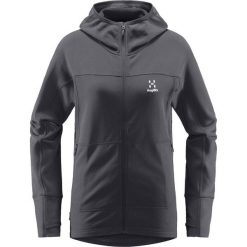 Damska Turystyka Bluza z Kapturem Lekka Oddychająca Haglöfs Betula Hood. Szare bluzy damskie Haglöfs, bez wzorów, z kapturem. W wyprzedaży za 299.00 zł.