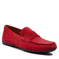 Mokasyny Geox. Czerwone mokasyny męskie Geox. Za 369.99 zł.
