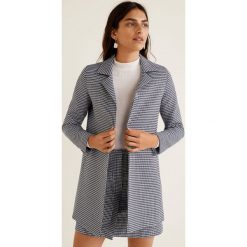 Mango - Płaszcz Polo. Niebieskie kurtki damskie Mango, l, bez wzorów, z elastanu, klasyczne, bez kaptura. W wyprzedaży za 199.90 zł.