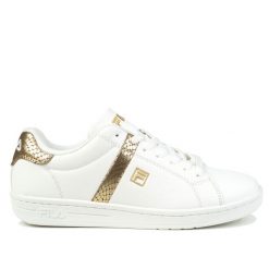 Buty damskie do chodzenia Fila CROSSCOURT 2 F WMN. Białe obuwie sportowe damskie Fila, bez wzorów, z dresówki, trekkingowe. Za 122.00 zł.