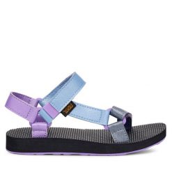 Sandały Teva. Niebieskie sandały dziewczęce Teva, bez zapięcia. Za 259.99 zł.