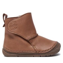 Kozaki Froddo. Brązowe buty zimowe dziewczęce Froddo, bez wzorów, bez zapięcia. Za 329.99 zł.