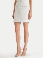 Guess Spódnica mini W6RD56 WJ632 Écru Regular Fit. Spódnice damskie Guess, xxl, z aplikacjami, z syntetyku, mini. Za 439.99 zł.