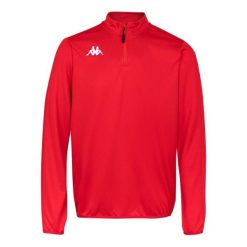 Bluza Kappa Tavole. Czerwone bluzy sportowe męskie Kappa, xl, bez wzorów, z dresówki, bez kaptura, na fitness i siłownię. Za 163.95 zł.