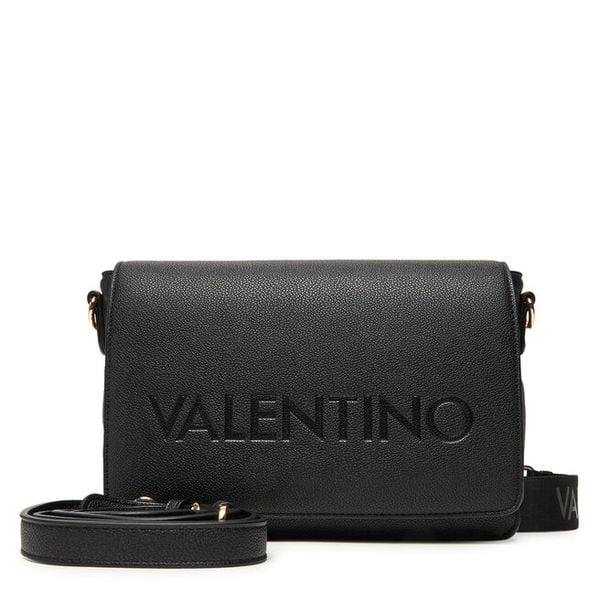 Torebka Valentino. Czarne listonoszki damskie Valentino, bez wzorów, bez dodatków. Za 439.99 zł.