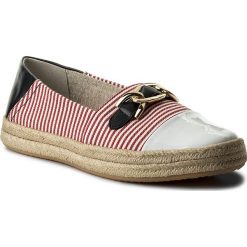 Espadryle GEOX - D Modesty E D8229E 0AWHH C0003 Red/White. Białe espadryle damskie Geox, z materiału. W wyprzedaży za 269.00 zł.
