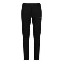 Spodnie elastyczne CMP. Czarne spodnie sportowe męskie CMP, na lato, bez wzorów, trekkingowe. Za 290.50 zł.