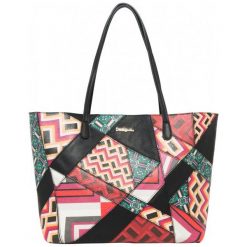 Desigual Torebka Damska Wielokolorowa Graphic Atlas Capri Zipper. Torebki do ręki damskie marki Desigual. W wyprzedaży za 292.00 zł.