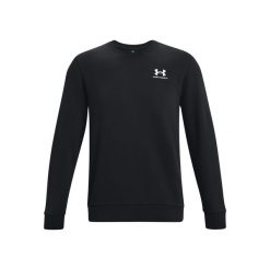 Bluza Under Armour Ua Essential Fleece Crew Dorosłych. Białe bluzy męskie Under Armour, s, bez wzorów, z bawełny, bez kaptura. Za 279.64 zł.