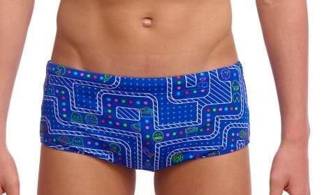Kąpielówki FUNKY TRUNKS Much Munchies - trunki chłopięce. Niebieskie kąpielówki dla chłopców FUNKY TRUNKS, bez wzorów, z elastanu. Za 119.00 zł.
