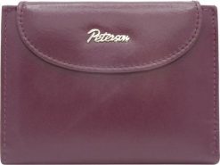 Peterson Damski portfel ze skóry ekologicznej Peterson PTN RD-357-MCL-M NoSize. Portfele damskie Peterson, bez wzorów, ze skóry ekologicznej. Za 137.91 zł.