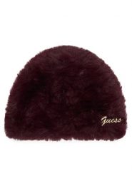 Guess Czapka W4BZ40 WGU30 Bordowy. Czerwone czapki i kapelusze damskie Guess, na zimę, z aplikacjami, z poliesteru. Za 214.99 zł.