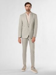 Finshley & Harding London Garnitur - Brixdon/Hoxdon Mężczyźni Slim Fit Sztuczne włókno zielony, 46. Zielone garnitury męskie Finshley & Harding London, bez wzorów, z włókna, wizytowe. Za 549.95 zł.
