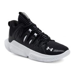 Buty do koszykówki damskie Under Armour W Flow Breakthru 4. Czarne obuwie sportowe damskie Under Armour, bez wzorów, do koszykówki. Za 299.99 zł.