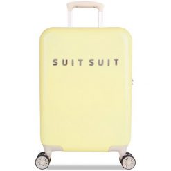 Suitsuit Walizka Tr-1220/3-S Fabulous Fifties, Żółta. Walizki męskie Suitsuit, z materiału. Za 438.00 zł.