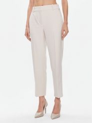 Tommy Hilfiger Spodnie materiałowe Core WW0WW39723 Beżowy Straight Fit. Brązowe spodnie materiałowe damskie Tommy Hilfiger, bez wzorów, z materiału. Za 459.99 zł.