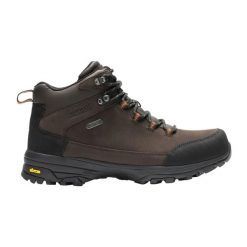 Męskie skórzane buty trekkingowe Burrell. Brązowe trekkingi męskie Regatta, trekkingowe. Za 549.99 zł.