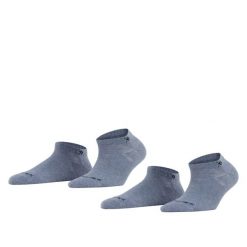 Krótkie skarpetki damskie Burlington Everyday (x2). Czarne skarpety damskie Falke, bez wzorów, z bawełny. Za 114.00 zł.
